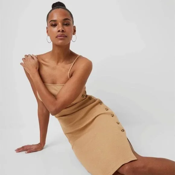 NWOT Nordstrom French Connection "Tommy Button" Dress - Picture 2 of 7